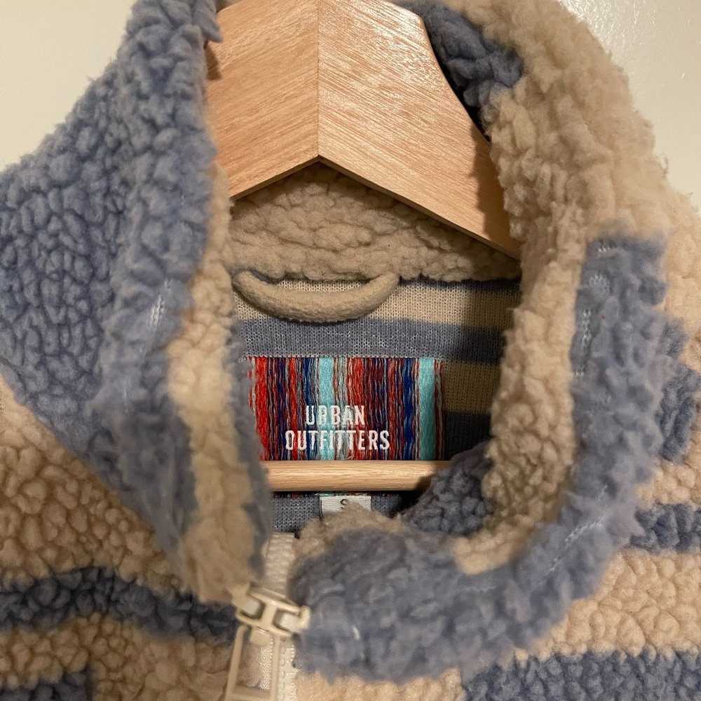 UO Sherpa Plush Zip Jacket - Picture 6 of 6